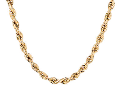 Cadena Hombre Oro 18K Cordón Salomónico