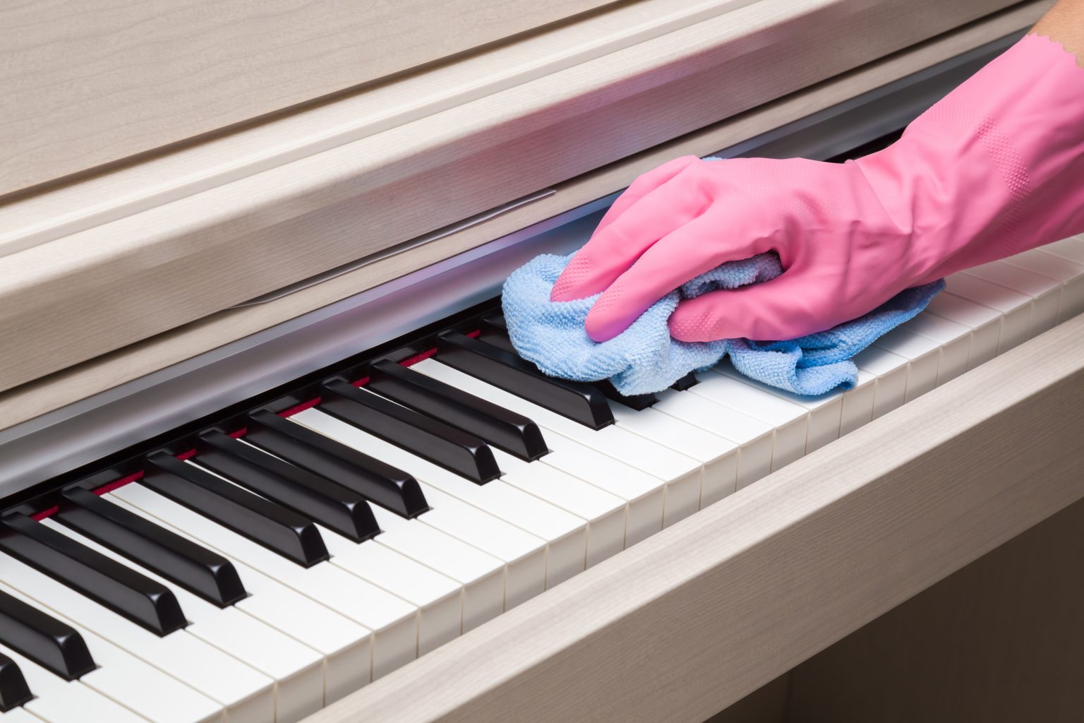 como limpiar un piano
