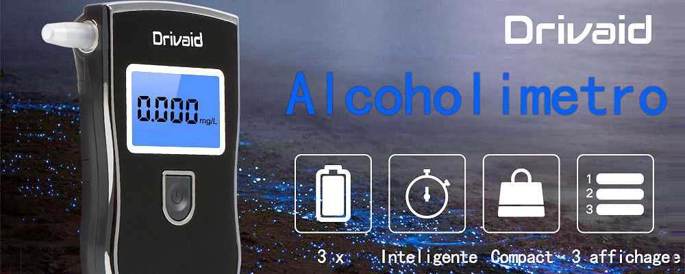 Alcoholimetro digital portatil