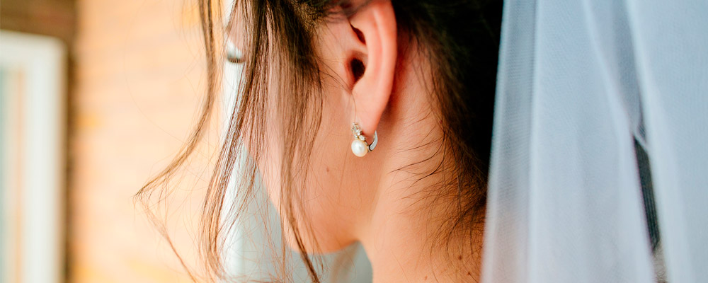 Pendientes de novia originales 