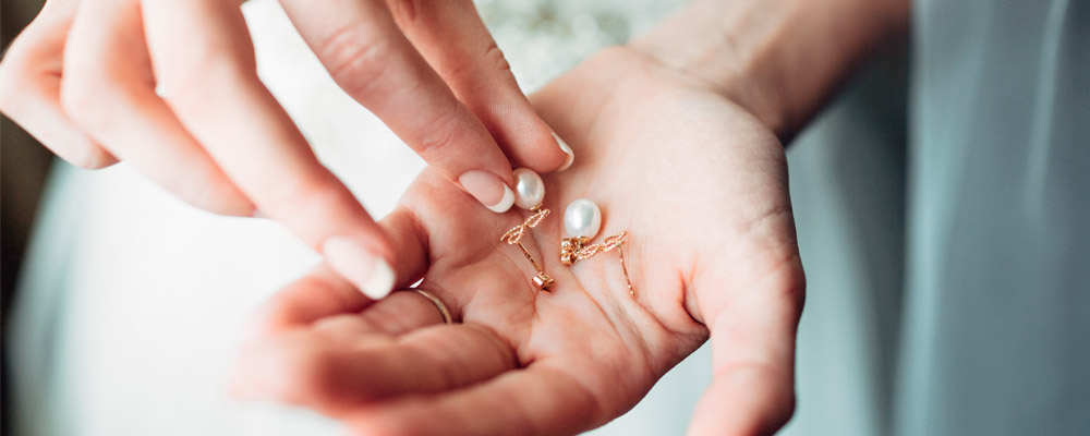 Pendientes de novia originales 