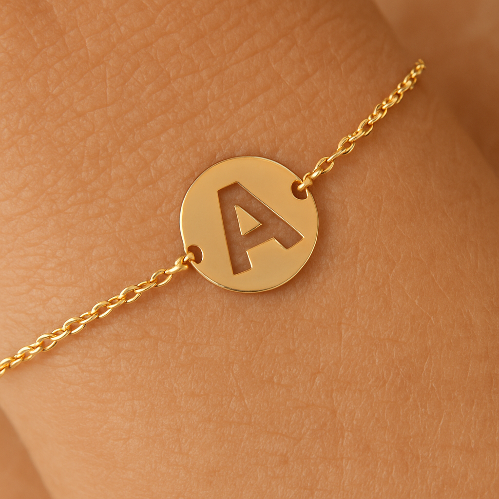 pulsera personalizada con inicial